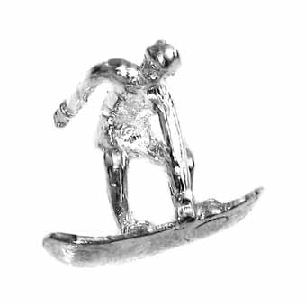 Snowboarder Charm