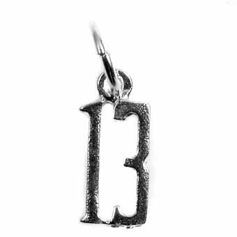Number 13 Charm