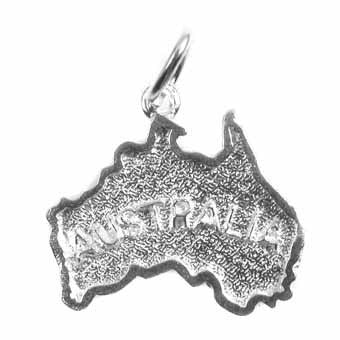 Map of Australia Charm