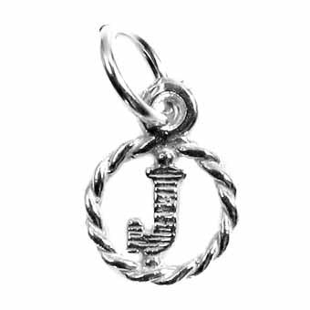 Initial "J" Charm