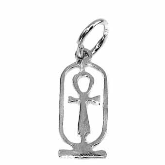 Cross in Oval Charm
