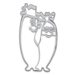 Sausage Pair with Faces Cookie Cutter