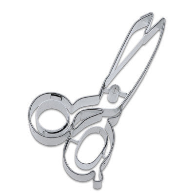 Scissors with Embossed Detail Cookie Cutter