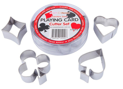Set of 4 Cards Cookie Cutters