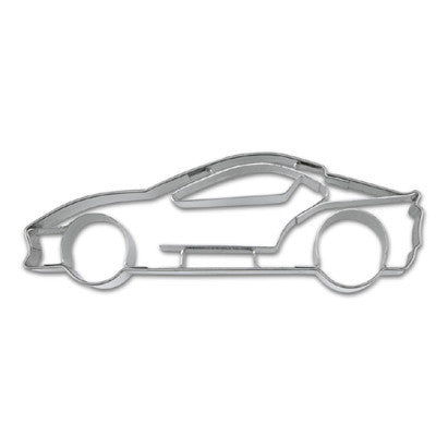 Sports Car with Embossed Detail Cookie Cutter
