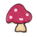 Toadstool with Embossed Detail Cookie Cutter