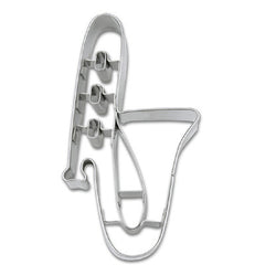 Trombone 9cm Cookie Cutter
