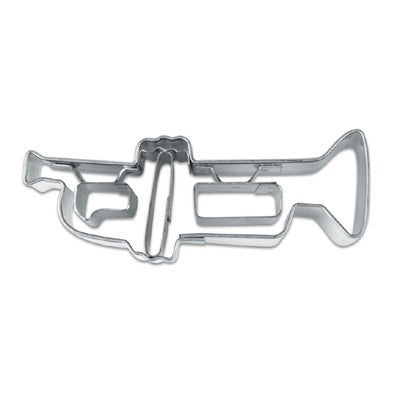 Trumpet with Embossed Detail Cookie Cutter