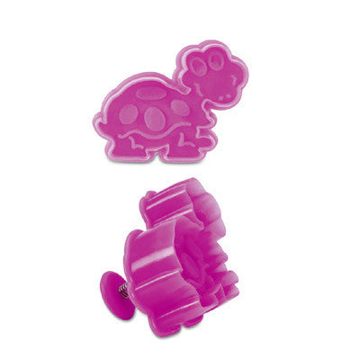 Turtle Plastic Embossed Cookie Cutter