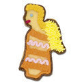 angel side on 7cm cookie cutter c1082 cookie