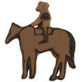 cowboy on horse cookie cutter c1544 cookie