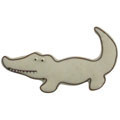 crocodile 4 5cm cookie cutter c1279 cookie