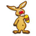 easter bunny with egg cookie cutter c1603 cookie
