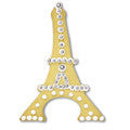 eiffel tower with embossed detail cookie cutter c1483 cookie