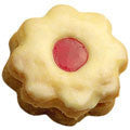 flower with cirle in middle linzer cookie cutter with ejector s0034 1