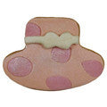 hat with ribbon cookie cutter c1471 cookie