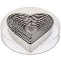 heart set of 10 cookie cutters s0060