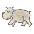 hippopotamus 7 5cm cookie cutter c1400 cookie