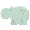 hippopotamus plastic embossed cookie cutter c1656 cookie