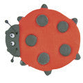 ladybug with embossed dots cookie cutter c1621 cookie