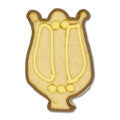lyra harp cookie cutter c1512 cookie