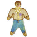 man 11cm cookie cutter c1223 cookie