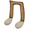 music note 4 5cm cookie cutter c1265 cookie
