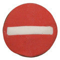 no entry sign cookie cutter c1474 cookie