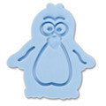 penguin plastic embossed cookie cutter c1655 cookie