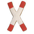 railway crossing traffic sign cookie cutter c1560 cookie