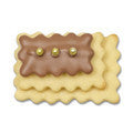 rectangle crinked set of 3 cookie cutters s0017 cookie