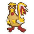 rooster with embossed detail cookie cutter c1601 cookie
