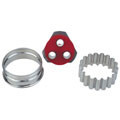 round crinkled with 3 circles in middle linzer cookie cutter with ejector s0031 cookie 2