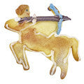 sagittarius star sign cookie cutter c1349