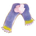 scarf cookie cutter c1476 cookie