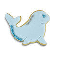 seal with embossed face cookie cutter c1593 cookie