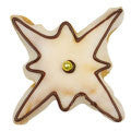 snowflake 4 points 6cm cookie cutter c1110 cookie