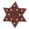 star with inner star embossed detail cookie cutter c1164 cookie