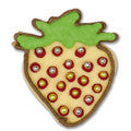 strawberry cookie cutter c1236 cookie