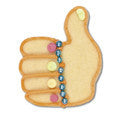 thumbs up hands symbol cookie cutter c1571 cookie